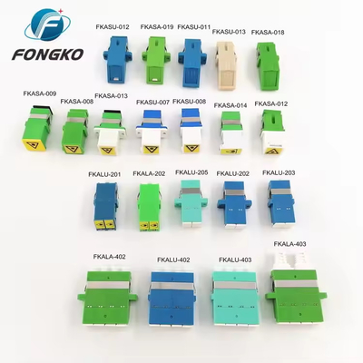 MPO Simplex Fiber Adapter Optical Coupler No Flange OM3 Fiber Optic Adapter