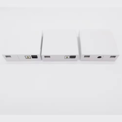 ABS Face Plate Fiber Optic Termination Box with 2 Core SC Adapters and Pigtails