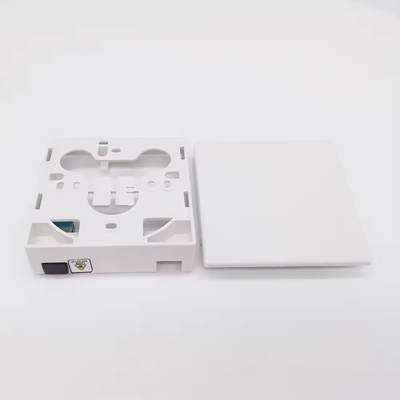 ABS Face Plate Fiber Optic Termination Box with 2 Core SC Adapters and Pigtails