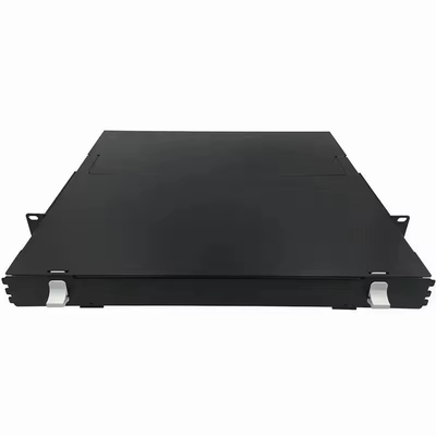 1U 144Core Simple Optical Fiber Distribution Box Patch Panel with Rack Mount Structure