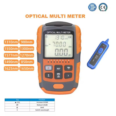 Mini Optical Power Meter for Wavelength 800-1700nm and Operating Temperature -10- 50C