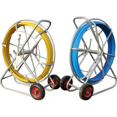 4.5-18mm Fiberglass Duct Rodder Fibra Optical Cable Pulling Machine Fiber Optic Cable Puller