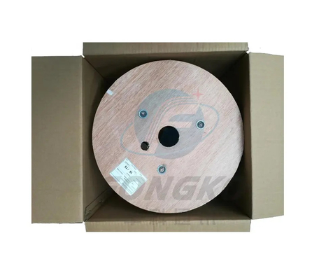 Outdoor GJYXFCH 2*5mm FTTH Reel Drum Fiber Drop Cable LSZH Self Supporting Optical Fiber Cable