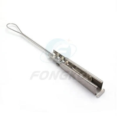 Fibra Optical Stainless Steel Clamp FTTH Optical Wire Clamp Fiber Optic Drop Cable Clamp