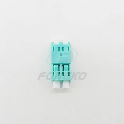 OM3 Coupler Plastic LC To LC Duplex Adapters Optical Fiber Connector Adapter