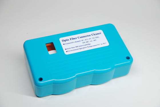 Fiber Optic Connector Box 500x Cassette Cleaner Enclosure Fiber Optic Cleaner Box
