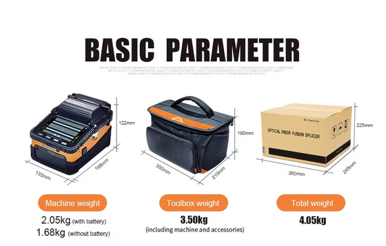 AI-5 4 ​​motors fiber optic fusion splicer automatic fusion splicer fiber optic fusion splicer
