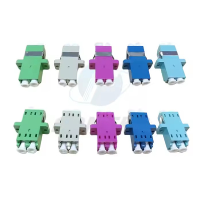 Factory FTTH water blue LCD duplex adapter coupler flange duplex LCD fiber optic adapter