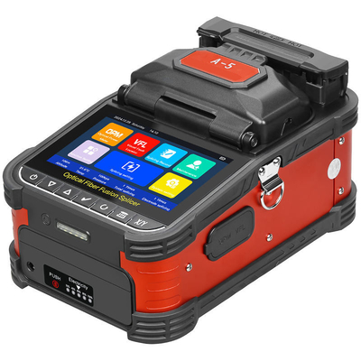 FONGKO A-5 Optical Fiber Fusion Splicer 6 Motor Fiber Core Alignment for Fiber Optic Splicing Machine