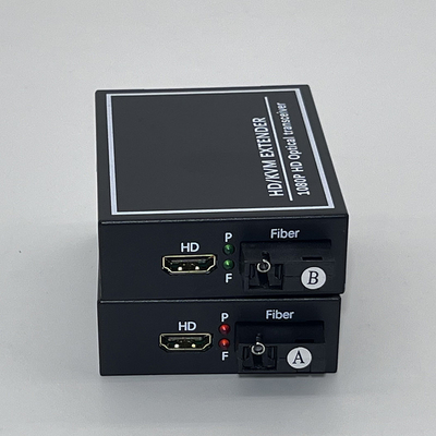 FONGKO Optical Extender HD to MI Fiber Optic Converter HD/KVM EXTENDER 1080P HD Optical Transceiver