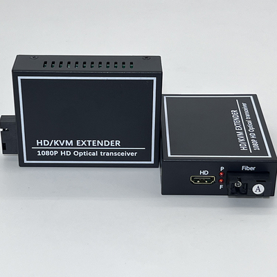 FONGKO Optical Extender HD to MI Fiber Optic Converter HD/KVM EXTENDER 1080P HD Optical Transceiver