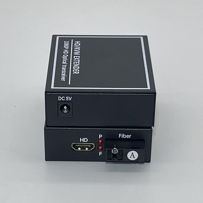 FONGKO Optical Extender HD to MI Fiber Optic Converter HD/KVM EXTENDER 1080P HD Optical Transceiver