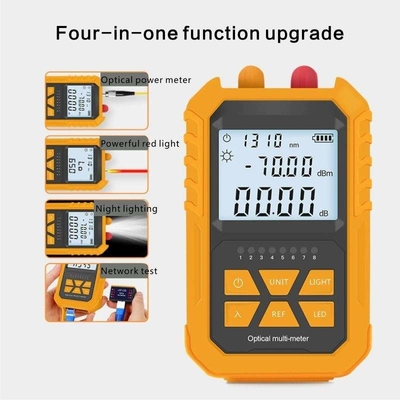 FONGKO OPM VFL All-in-one Power Meter Fiber Optic RJ45 Cable Tester Multifunction Optical Power Meter