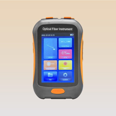 FONGKO Mini OTDR Active Fiber 1550nm Fiber Optic Reflectometer and VFL OLS OPM EventMap 20dB 60/80Km OTDR