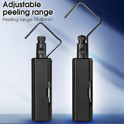 FONGKO 19-40mm or 4.5-29mm Round Cable Stripper Tool Longitudinal Transverse Dual Use Cable Jacket Slitter