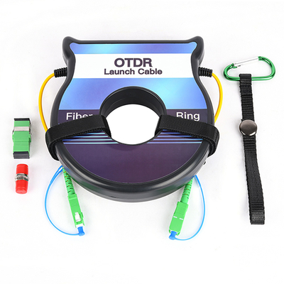 FONGKO OTDR Launch Cable 150M 300M 500M 1000M 1KM Optical Fiber Extension SM MM Fiber Optic Cable Reel OTDR Launch Cable Ring