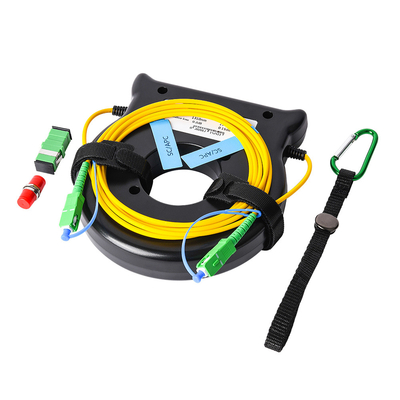 FONGKO OTDR Launch Cable 150M 300M 500M 1000M 1KM Optical Fiber Extension SM MM Fiber Optic Cable Reel OTDR Launch Cable Ring