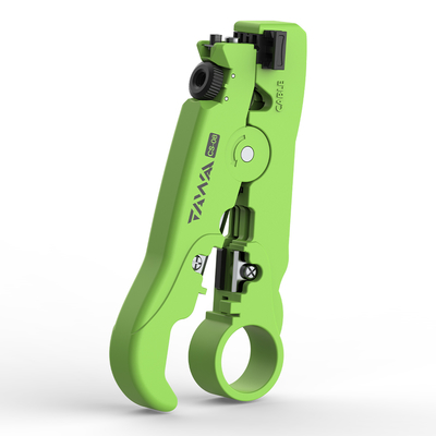 FONGKO CS-08 Round Flat Coaxia Cable Cutter , Multifunctional Wire Stripper End Cutting Pliers