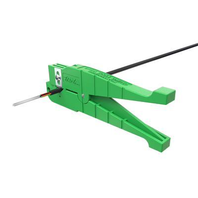 FONGKO 45-164 Coaxial Stripper Green Cable Diameter 6.4mm to 14.3mm Loose Tube Cable Stripper Coaxial Cable Stripper