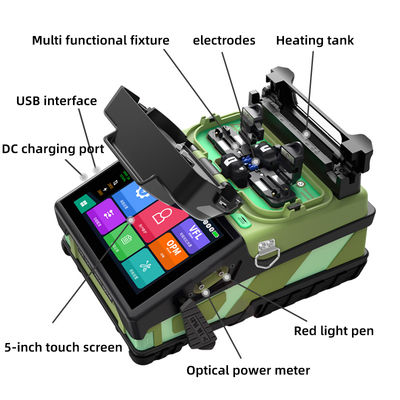Optical Fiber Fusion Splicer Six Motors Core to Core Fusion Splicer
