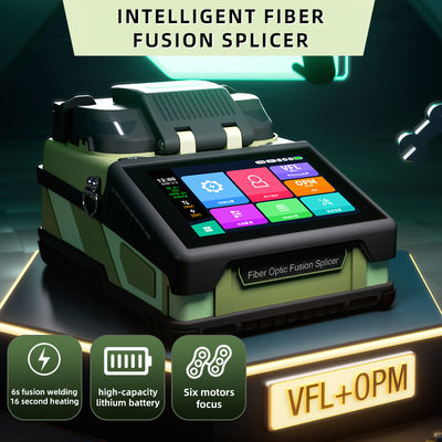 Optical Fiber Fusion Splicer Six Motors Core to Core Fusion Splicer