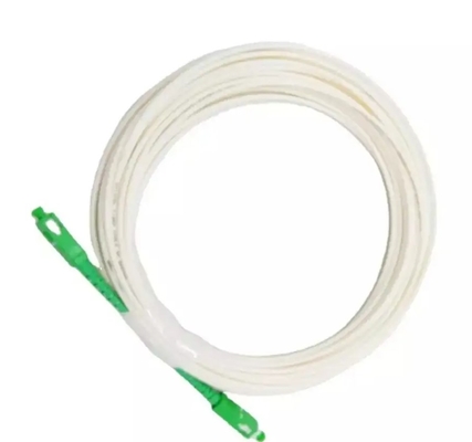 2mm 3mm FTTH Pigtails LSZH White Fibre Optical Cable G652D G657A SC/APC Fiber Optic Patch Cord