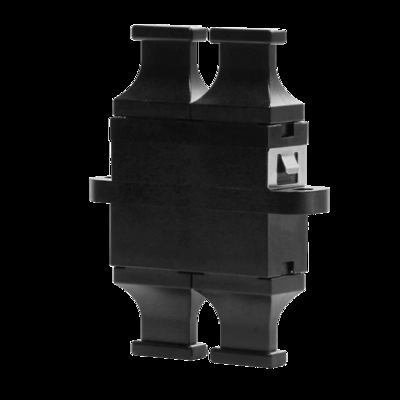 FONGKO Black Flangeless Duplex Adapter DX Flange Fiber Optical MPO Adapters