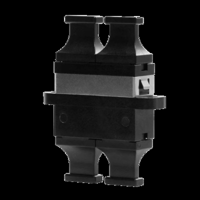 FONGKO Black Flangeless Duplex Adapter DX Flange Fiber Optical MPO Adapters