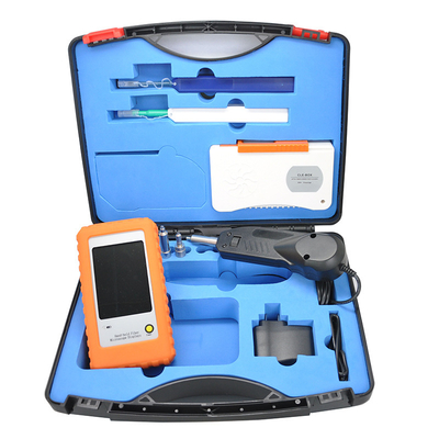 FONGKO FVM-100 Fiber Optic Inspection Tool 400 Times End Face Inspection with 3.5 Inch Screen Fiber Microscope Display
