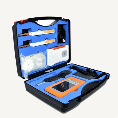 FONGKO FVM-100 Fiber Optic Inspection Tool 400 Times End Face Inspection with 3.5 Inch Screen Fiber Microscope Display