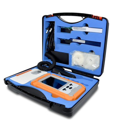 FONGKO FVM-100 Fiber Optic Inspection Tool 400 Times End Face Inspection with 3.5 Inch Screen Fiber Microscope Display