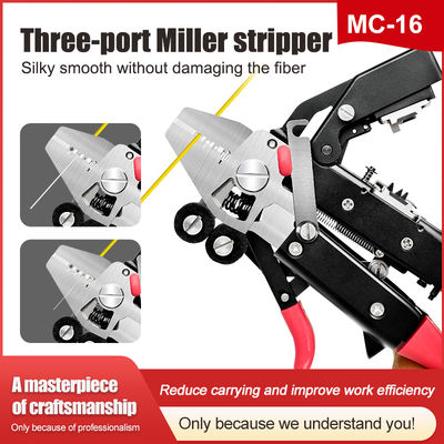 FONGKO Multifunctional Optical Fiber Stripping Pliers Fiber Optic Cable Cutter