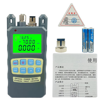 FONGKO 70+10dBm 10mw Fiber Optical Power Meter 10km Cable Tester Tool Visual Fault Locator All-in-One Optical Fiber Cable Tester