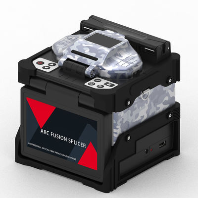 FONGKO  6 Motor Core to Core Alignment Fusion Splicer Splicing Machine FTTX/FTTH High Precision Automatic Multi-language