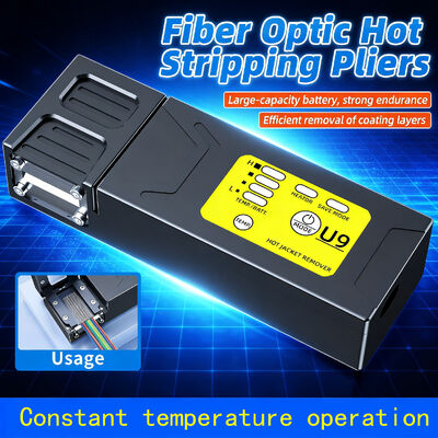 FONGKO Fiber Optic Cleaver Thermal Stripper Heated Wire Stripping Pliers Heat Stripping Ribbon Fusion Tool