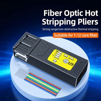 FONGKO Fiber Optic Cleaver Thermal Stripper Heated Wire Stripping Pliers Heat Stripping Ribbon Fusion Tool