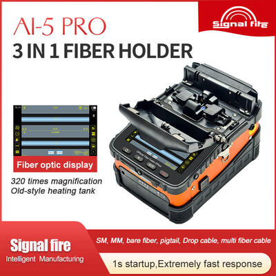 New FTTH AI-5Pro Electromechanical Core to Core Alignment Fiber Fusion Splicer Welding Machine