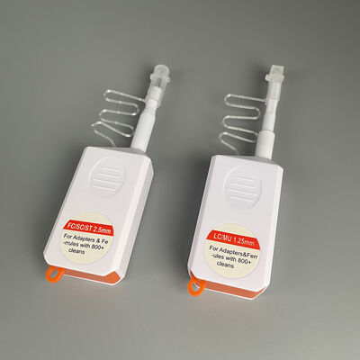 Fiber Optic Connector One Click Cleaner SC LC ST MU MPO 2.5MM 1.25MM Fiber Optic Cleaner
