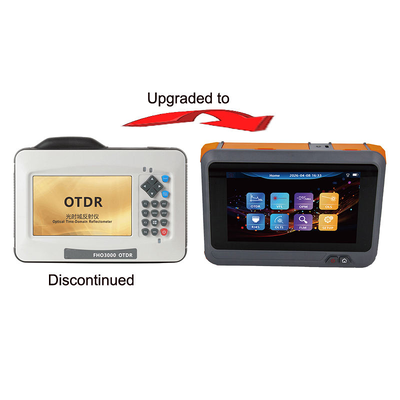 FHO3100 OTDR 1310/1550nm Fiber Optic OTDR Touch Screen VFL OLS OPM Event Map Ethernet OTDR