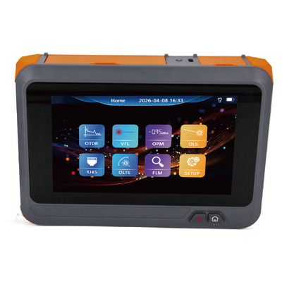 FHO3100 OTDR 1310/1550nm Fiber Optic OTDR Touch Screen VFL OLS OPM Event Map Ethernet OTDR