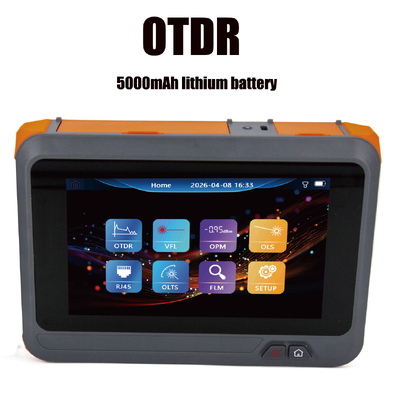 FHO3100 OTDR 1310/1550nm Fiber Optic OTDR Touch Screen VFL OLS OPM Event Map Ethernet OTDR