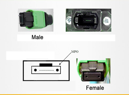 MPO Female to 8 12 24 Cores LC UPC Single Mode Breakout Cable Fiber Optic Cables