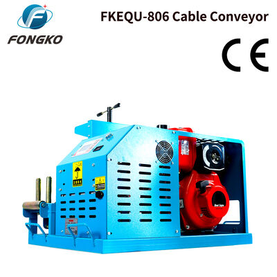 FONGKO FKEQU-806 Electric and Manual Start Diesel Generator 4~20m/min 1-18cm Cable Conveyor