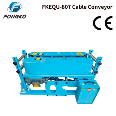 FONGKO FKEQU-807 Electric Cable Pulling Machine Rubber Track Cable Conveyor for Power Cable Optical Cable Laying
