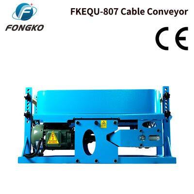 FONGKO FKEQU-807 Electric Cable Pulling Machine Rubber Track Cable Conveyor for Power Cable Optical Cable Laying