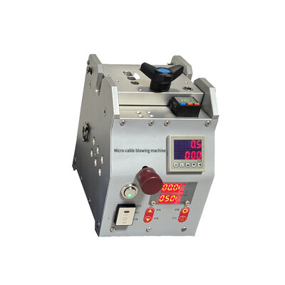 FONGKO Compact Micro Cable Blowing Machine Digital Display Fiber Optic Cable Jetting Machine for Micro Duct Telecom Installation