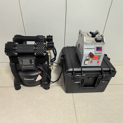 Fiber Blowing Machine Compact Micro Cable Blowing Machine for Micro Duct Telecom Installation Fiber Optic Cable Jetting Machine