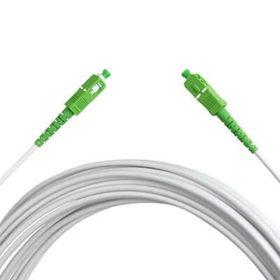 FONGKO 3m SC/APC Fiber Optic Internet Cable Armored Fiber Patch Cable OS2 Single Mode Fiber Optical Patch Cord