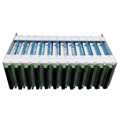 Intelligent Structure 1U Fiber Optic Cable Manager 12 Port Patch Panel OEM Fireproof