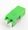 Flangeless duplex LC /APC singlemode shutter fiber optic adapter